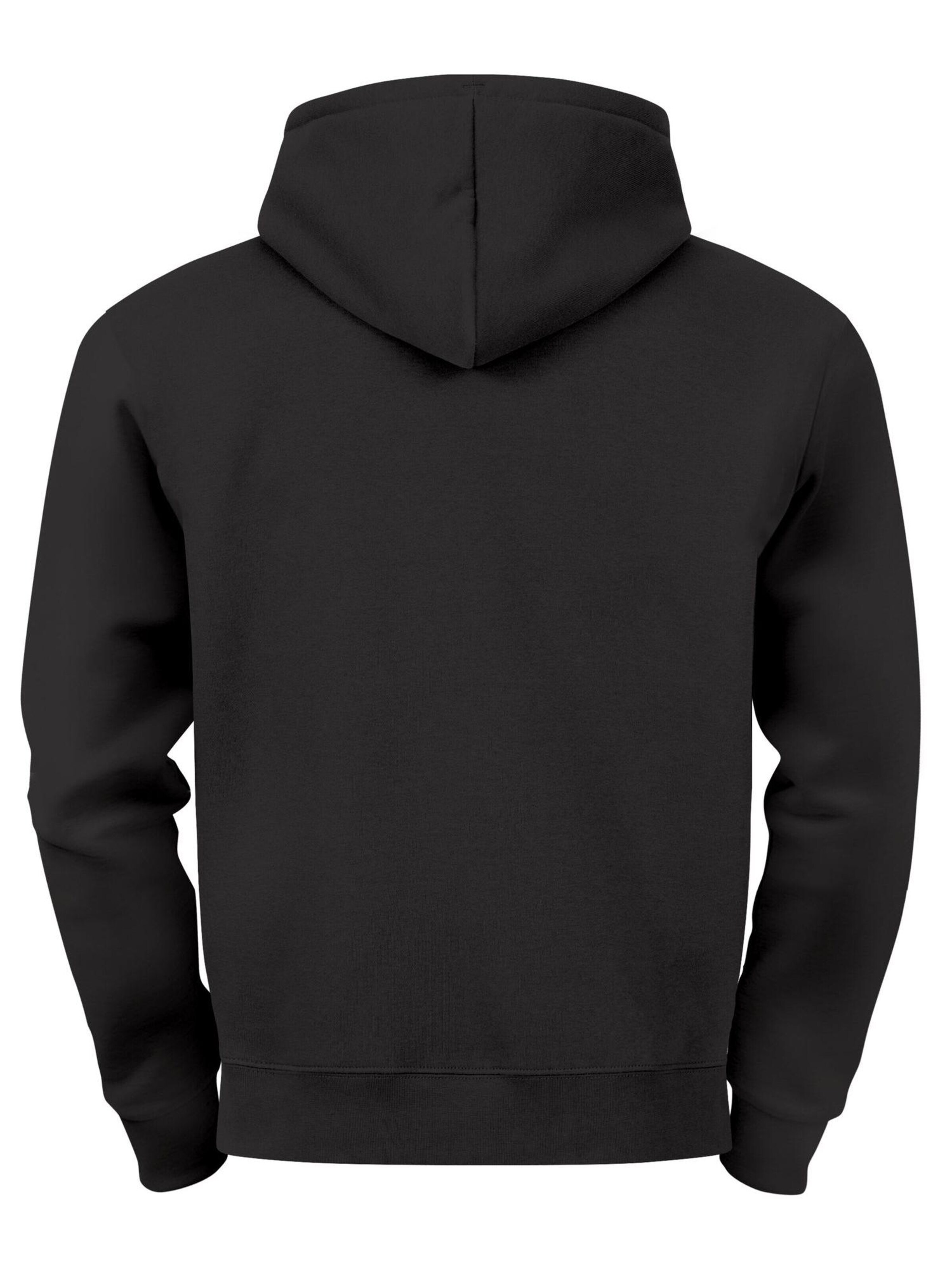 Neverless Sweatshirt 'Mountain Badge' in Black