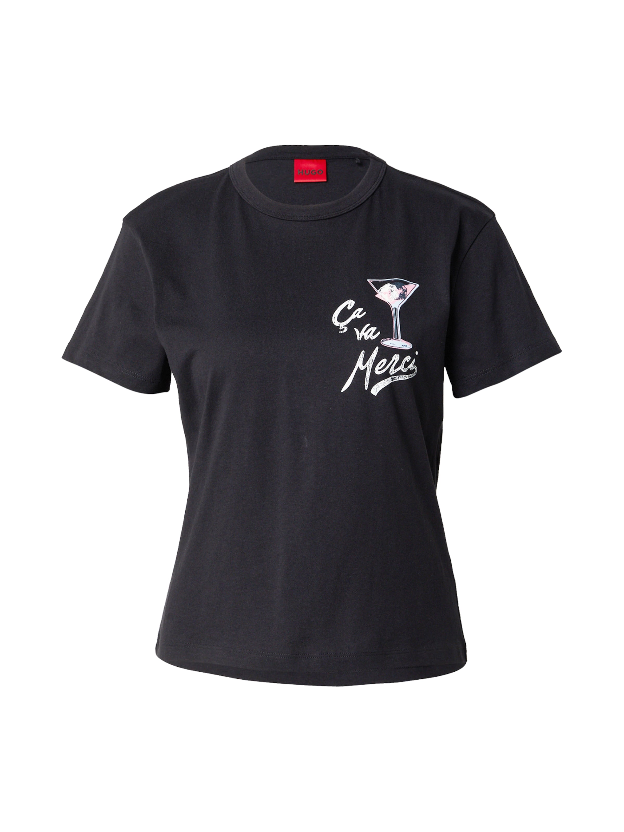 HUGO Shirt 'Destrel_2' in Black: front