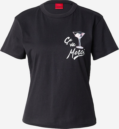 HUGO Majica 'Destrel_2' u crna / bijela, Pregled proizvoda