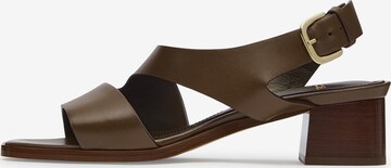 LOTTUSSE Sandals ' Nylo ' in Brown: front