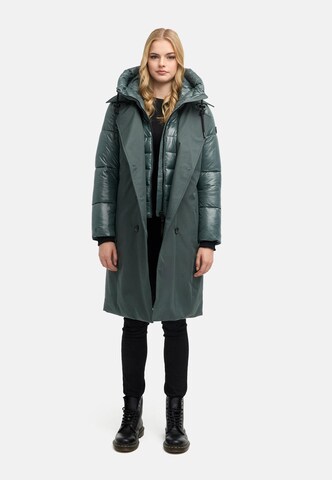 NAVAHOO Winter coat 'City-Glow 14' in Green