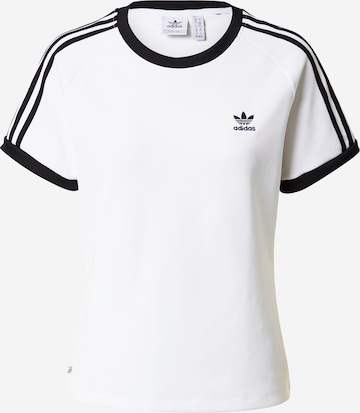 ADIDAS ORIGINALS T-Shirt 'Adicolor Classics  3-Stripes' in Weiß: predná strana