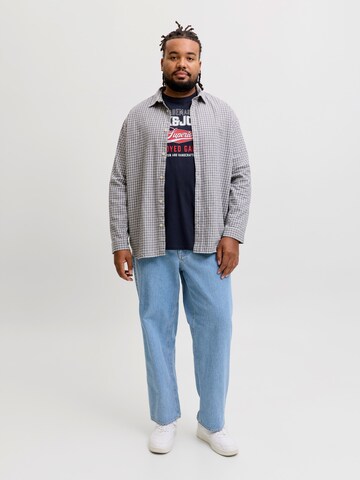 Jack & Jones Plus Tričko – modrá