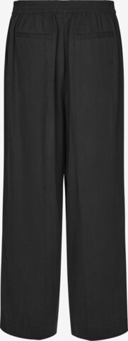 Loosefit Pantalon à plis Masai en noir