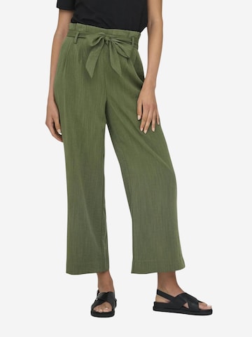 Pantaloni 'Onlmarsa Solid Paperbag Wvn Noos 15269628' di ONLY in verde: frontale