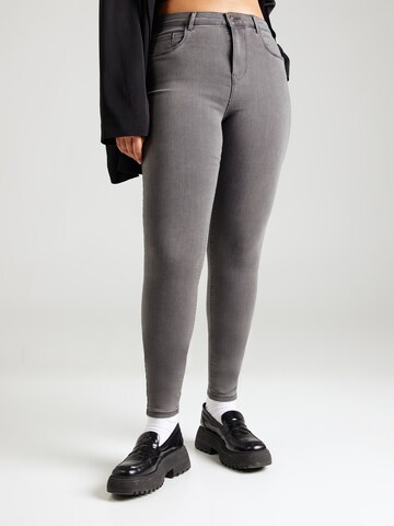 ONLY Carmakoma Skinny Jeans 'CARTHUNDER' in Grey: front