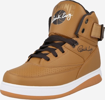 Patrick Ewing High-Top Sneakers 'EWING 33' in Brown: front