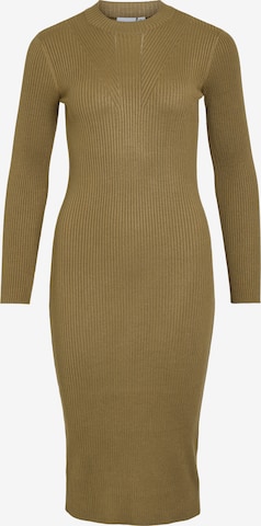 VILA Knit dress 'VIKNITTA' in Green: front