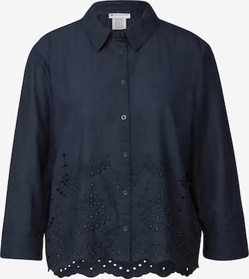 STREET ONE Bluse in Blau: Vorderseite