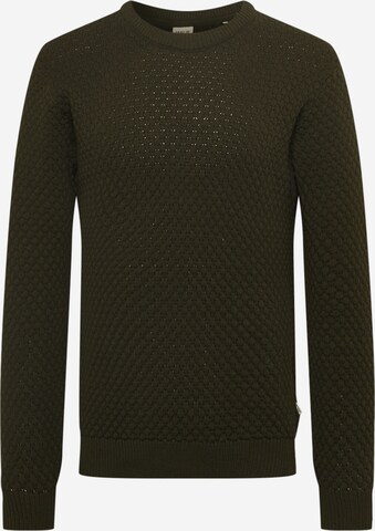 !Solid Sweater 'Clive' in Green: front