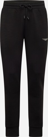 Hackett London Tapered Pants in Black: front