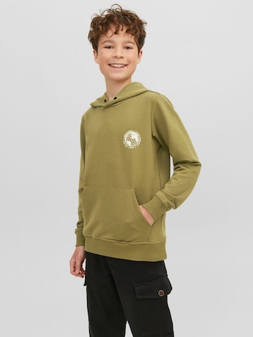 Sweat Jack & Jones Junior en vert : devant