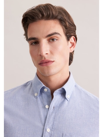 SEIDENSTICKER Regular fit Business shirt in Blue