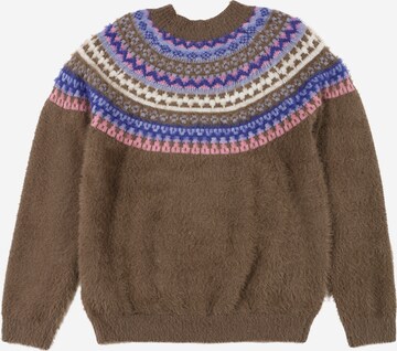 Pieces Kids Sweater 'Eana' in Brown