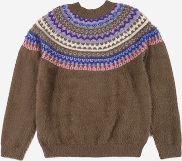 Pieces Kids Pullover 'Eana' in Braun