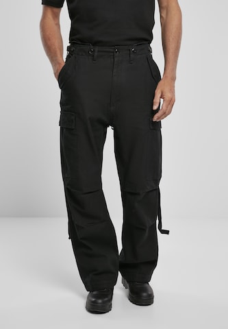 Brandit Cargo Pants in Black: front