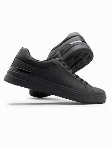Ombre Platform trainers in Black