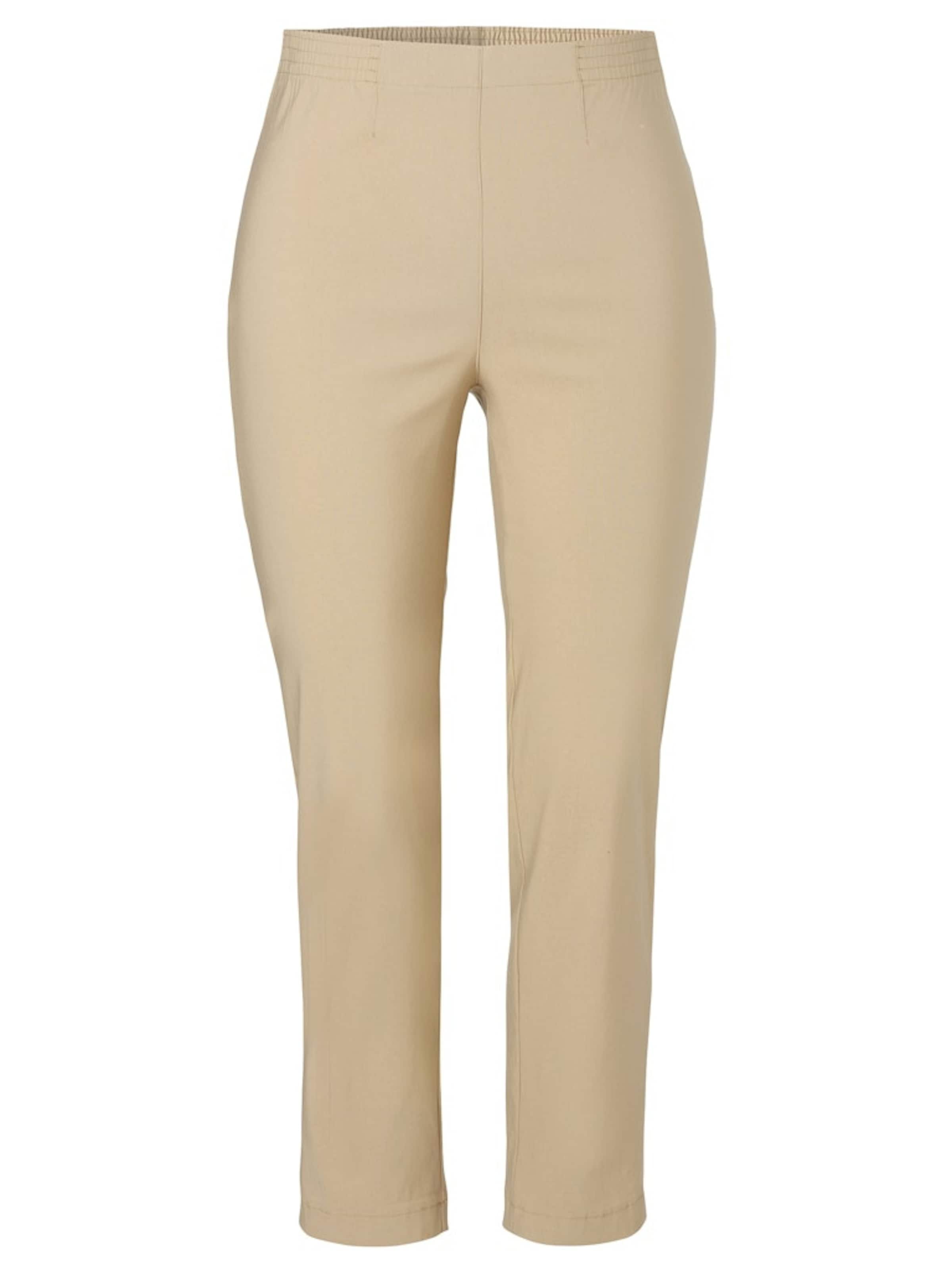 VIA APPIA DUE Regular Trousers in Beige: front