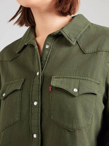 LEVI'S ® Blouse 'Ultimate Western' in Groen