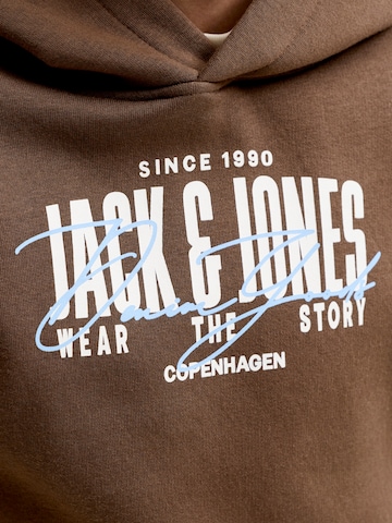 Jack & Jones Junior Majica 'JJAERO' | rjava barva