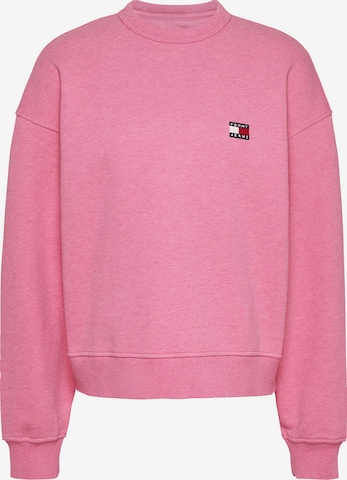 Felpa di Tommy Jeans in rosa: frontale