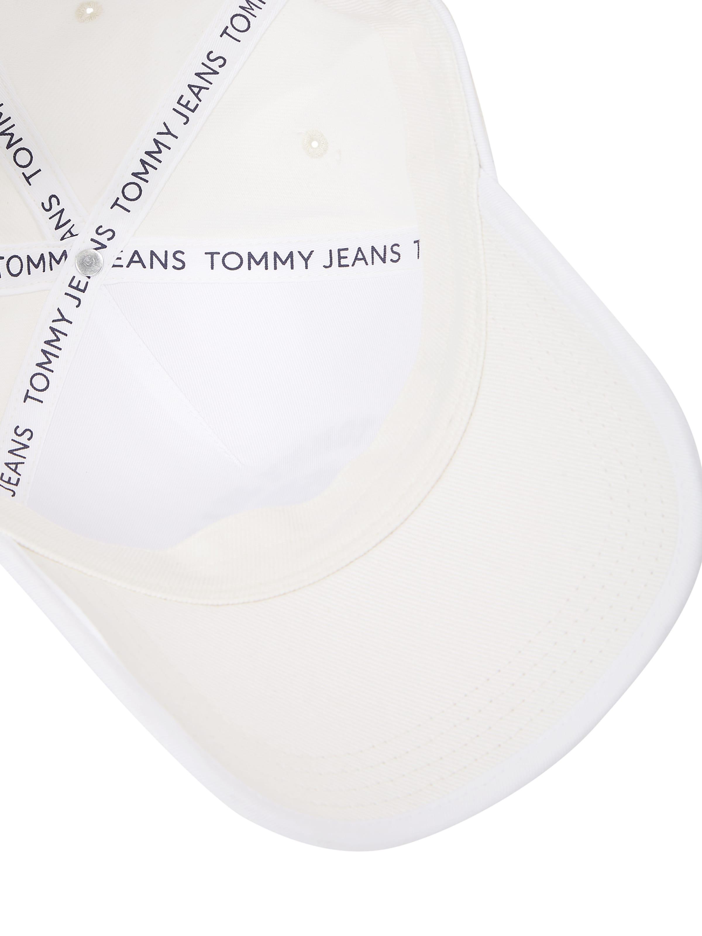 Tommy Jeans Шапка с козирка 'COOL SUMMER' в бяло