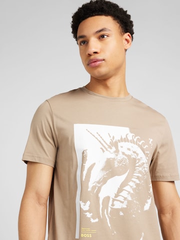 T-Shirt 'Sea_horse' BOSS Orange en marron