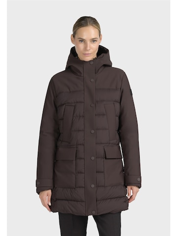 Canadian Classics - Casaco de inverno ' HECLA ' em castanho: frente