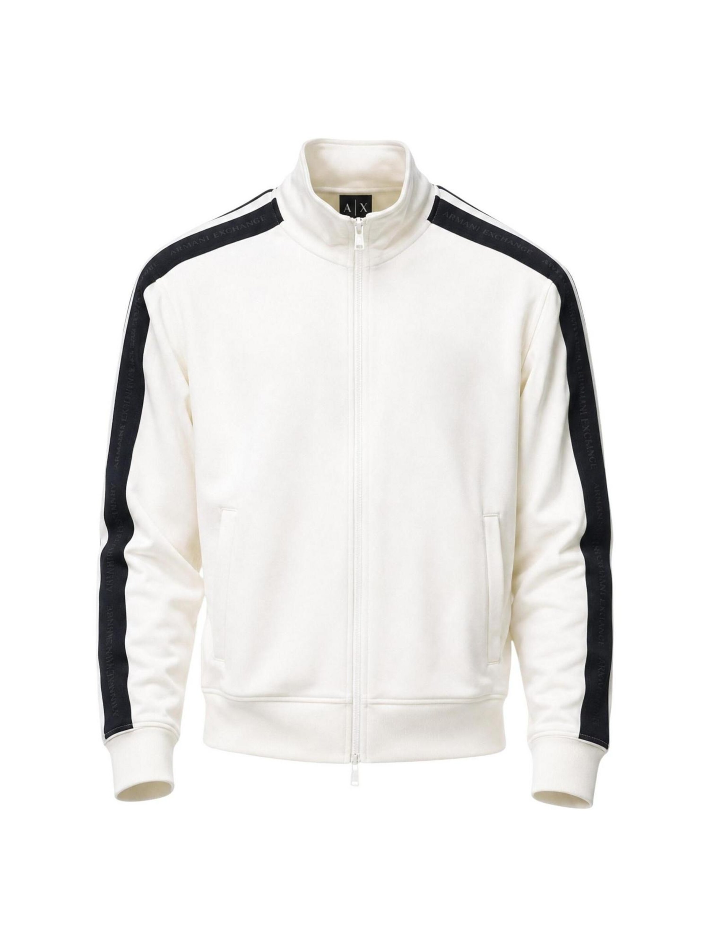 Veste de survêtement 'XM003144 AF13047' ARMANI EXCHANGE en blanc : devant