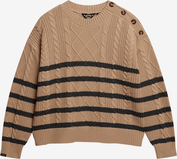 Superdry & Co Pullover in Beige: Vorderseite