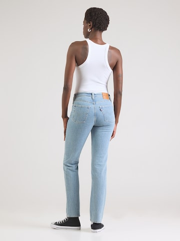 LEVI'S ® Slimfit Jeans '724 HIGH RISE STRAIGHT' i blå