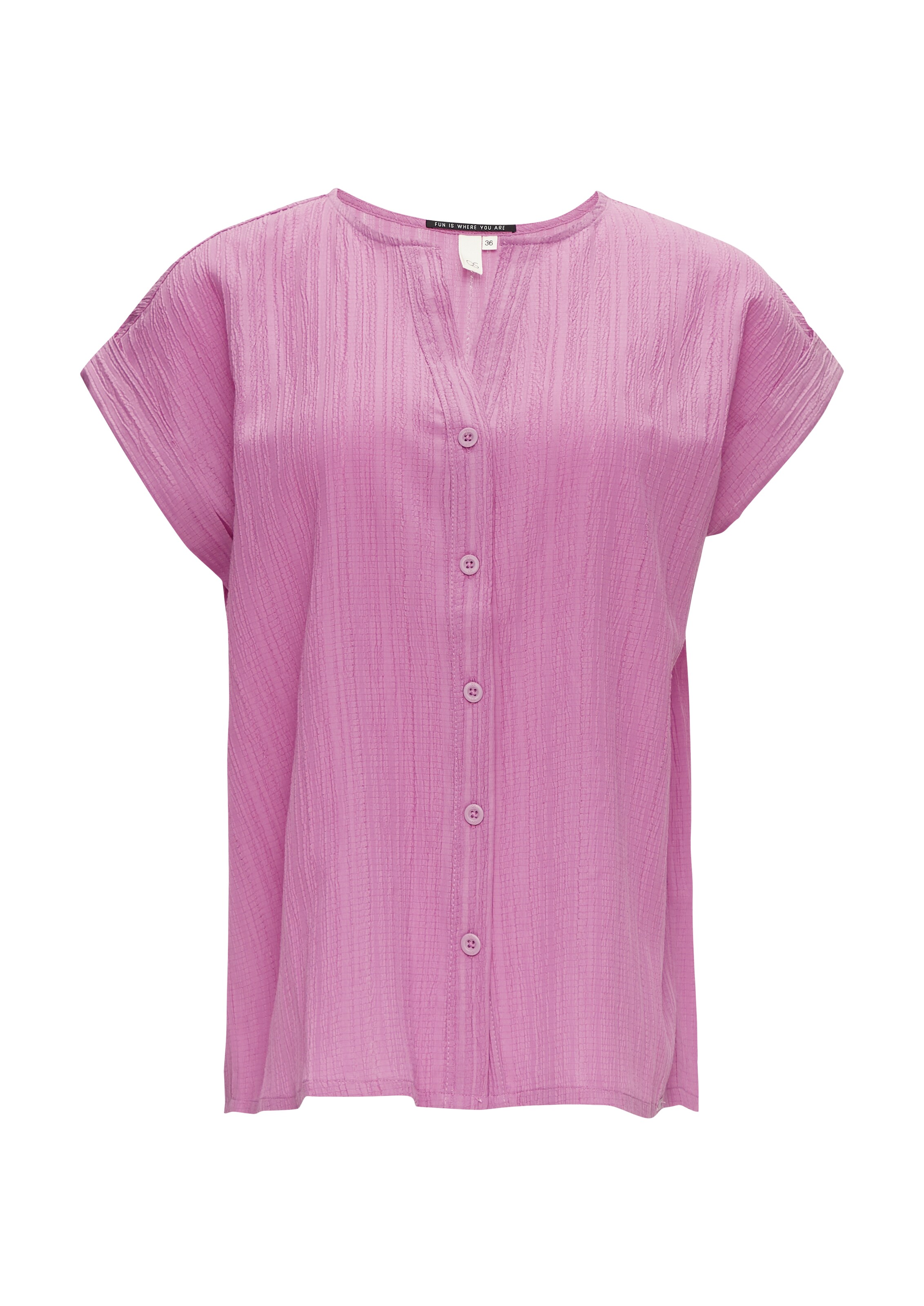 QS Блузка в Лиловый: спереди