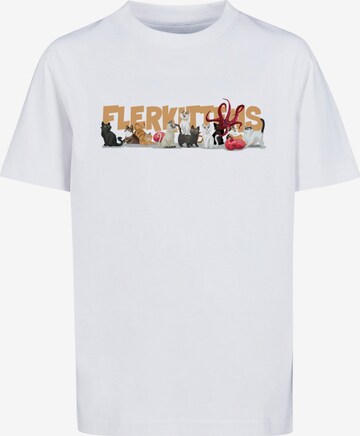 ABSOLUTE CULT T-Shirt 'The Marvels - Flerkittens Group' in Weiß: predná strana
