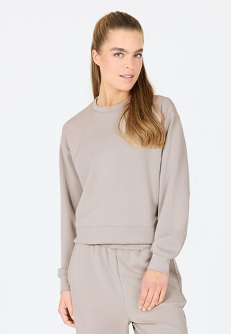 ENDURANCE Athletic Sweatshirt 'Jade' in Beige: front