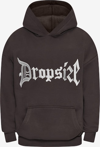 Dropsize Sweatshirt i brun: framsida