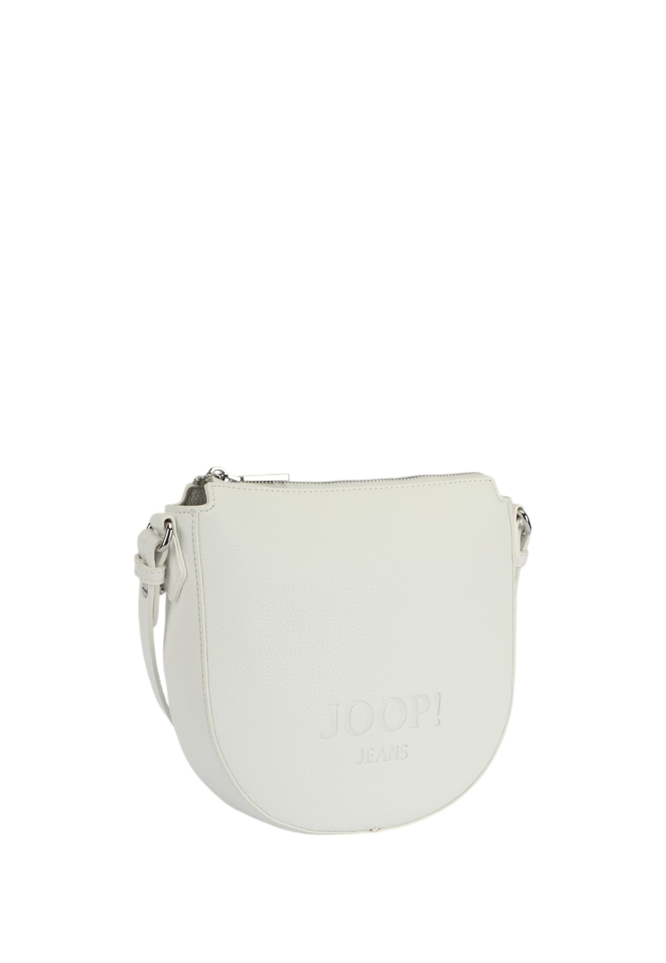 JOOP! Jeans - Mala de ombro 'Lettera 1.0 Stella' em branco
