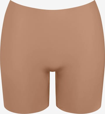 SLOGGI Muotoilevat housut 'ZERO Feel 2.0' värissä ruskea: etupuoli