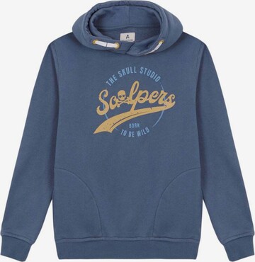 Scalpers Sweatshirt 'Wild' in Blau: predná strana