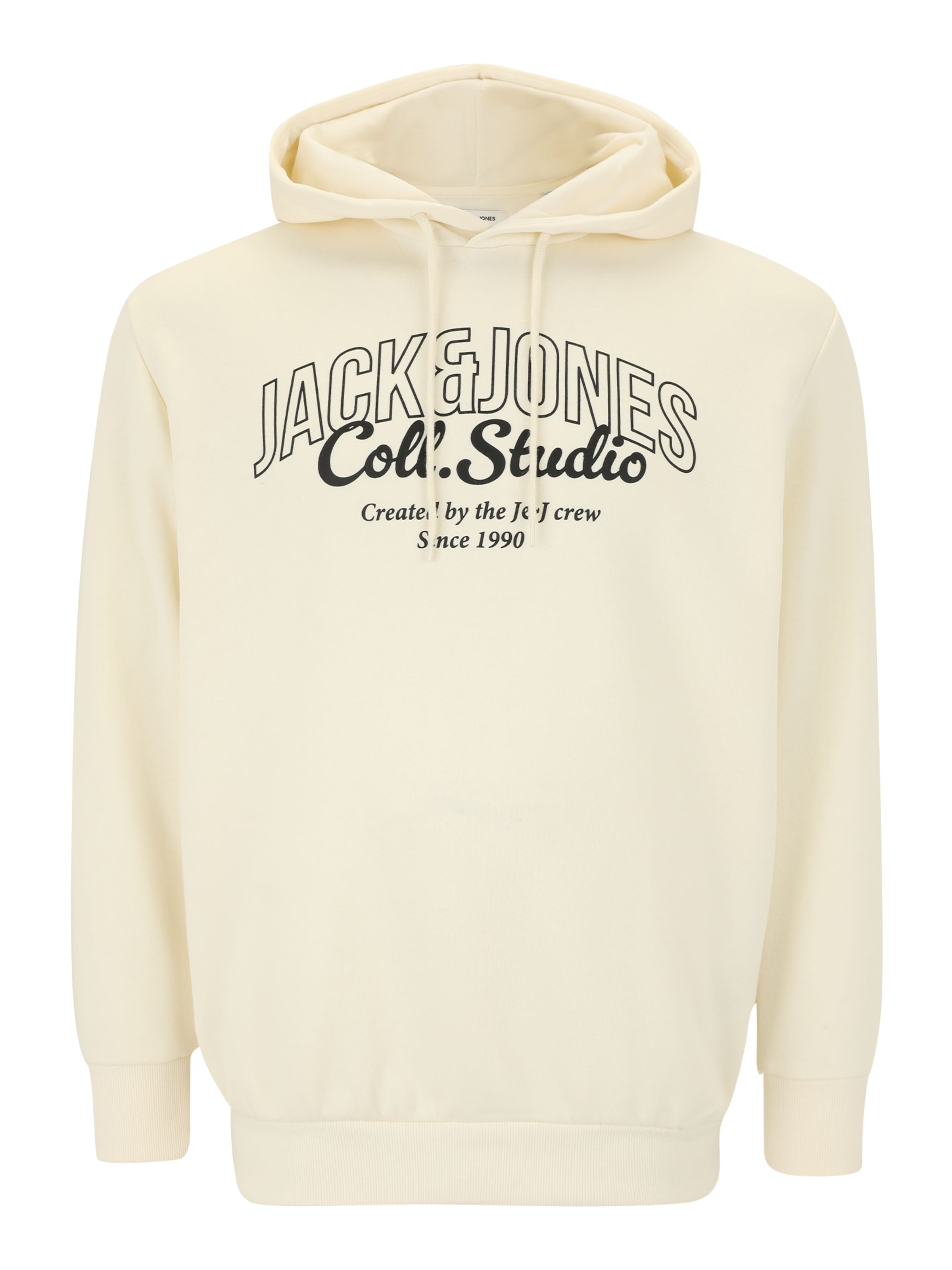 Jack & Jones Plus Sweatshirt 'JJMAKOTO' in White: front