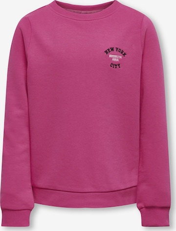 KIDS ONLY Sweatshirt in Lila: predná strana