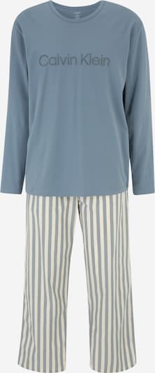 Calvin Klein Underwear Pyjama lang in de kleur Lichtblauw / Zwart / Wit, Productweergave
