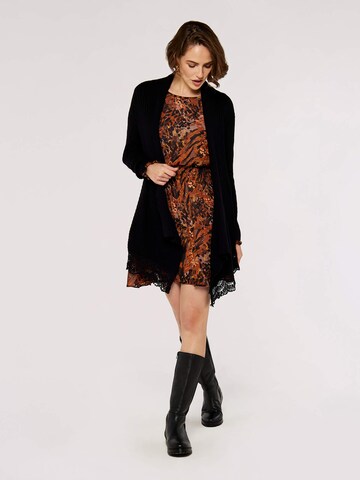 Cardigan ' ' Apricot en noir : devant