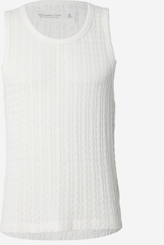 Abercrombie & Fitch Футболка в Белый: спереди