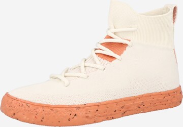 CONVERSE High-Top Sneakers in White: front