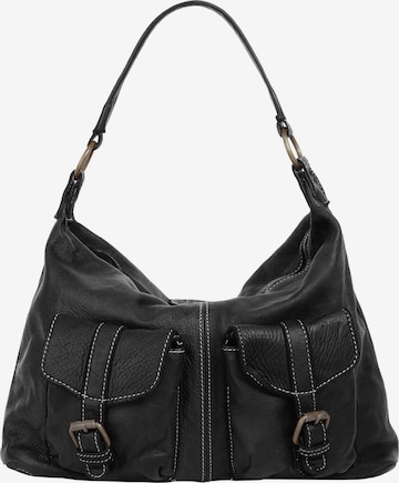 Cabas Cluty en noir : devant