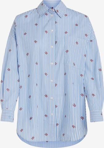 TOMMY HILFIGER Blouse in Blauw: voorkant