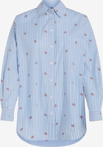 TOMMY HILFIGER Blouse in Blauw: voorkant