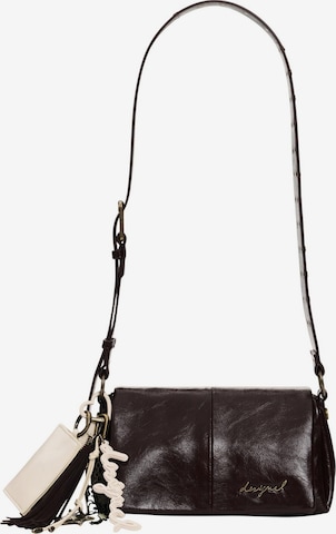 Desigual Schoudertas in Bruin: voorkant