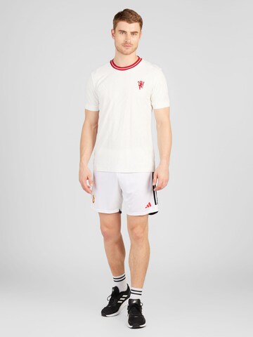 Maillot 'Manchester United' ADIDAS PERFORMANCE en blanc