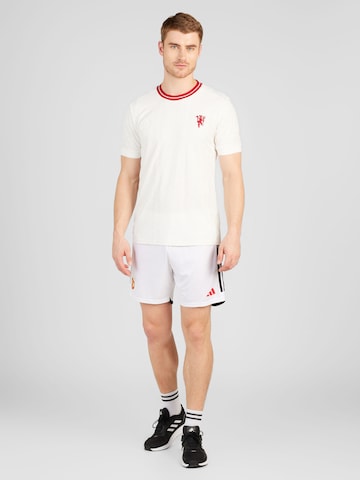Maillot 'Manchester United' ADIDAS PERFORMANCE en blanc